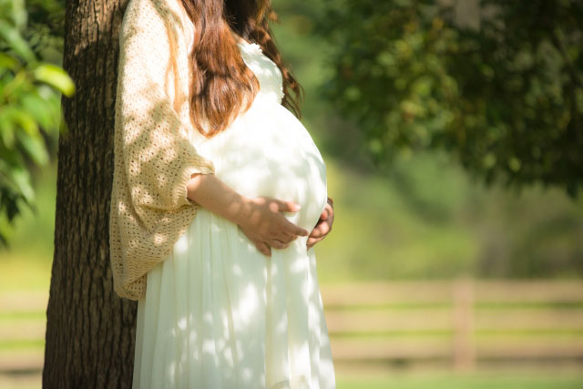 出産を待つ、妊婦さん